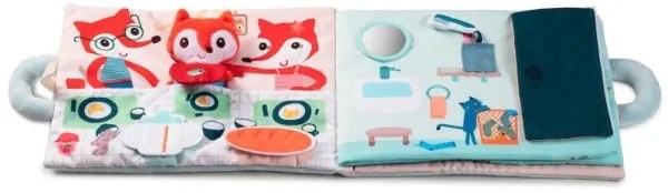 Lilliputiens - Textilná knižka Dobré ráno líška Alice