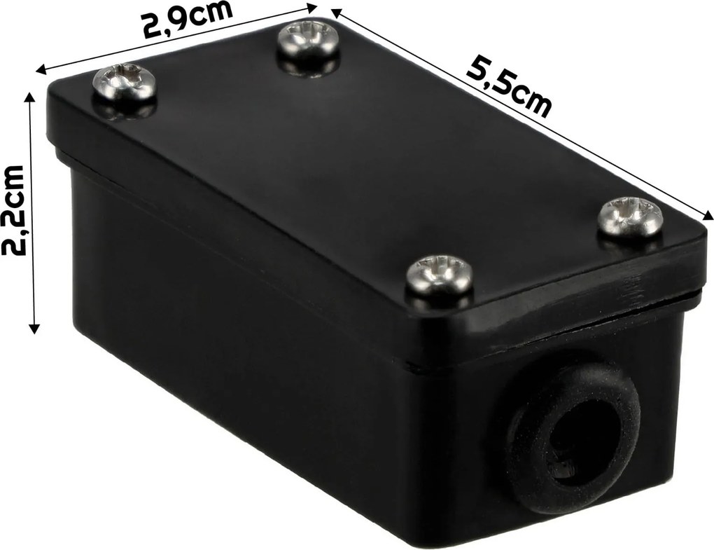 BERGE Hermetický box IP44 s 3 PIN konektorom