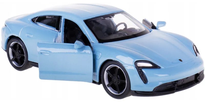 008805 Kovový model auta - Nex 1:34 - Porsche Taycan Turbo S Modrá