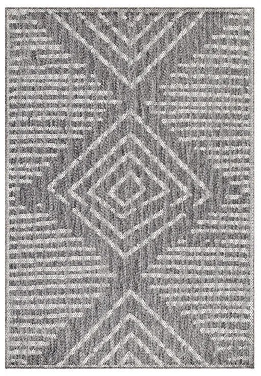 Kusový koberec Aruba 4902 grey – na von aj na doma, 160x230, šedá, chodba / predsieň, Ayyildiz