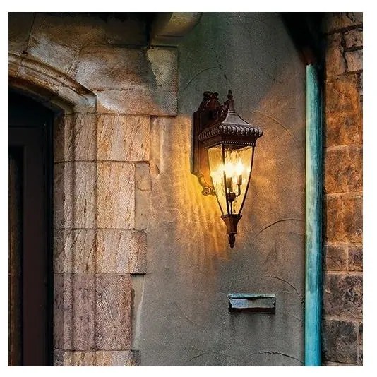 Elstead KL-VENETIAN2-M - Vonkajšie nástenné svietidlo VENETIAN 2xE14/60W/230V IP44