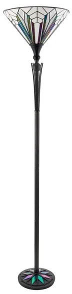 Endon 63933 - Stojacia lampa Tiffany ASTORIA 1xE27/60W/230V, priemer 40 cm