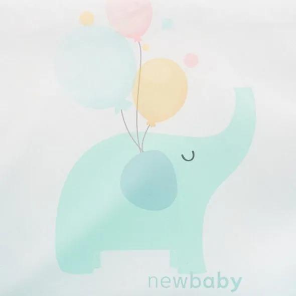 NEW BABY Detské rozkladacie kreslo New Baby Elephant mätová