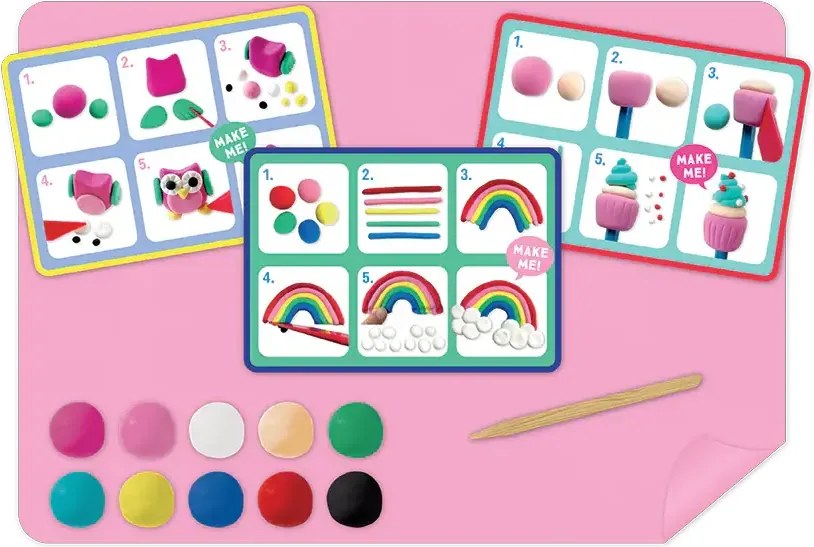 Plastelína Rozprávková dúha | Kreatívna sada Clay & Play pre deti