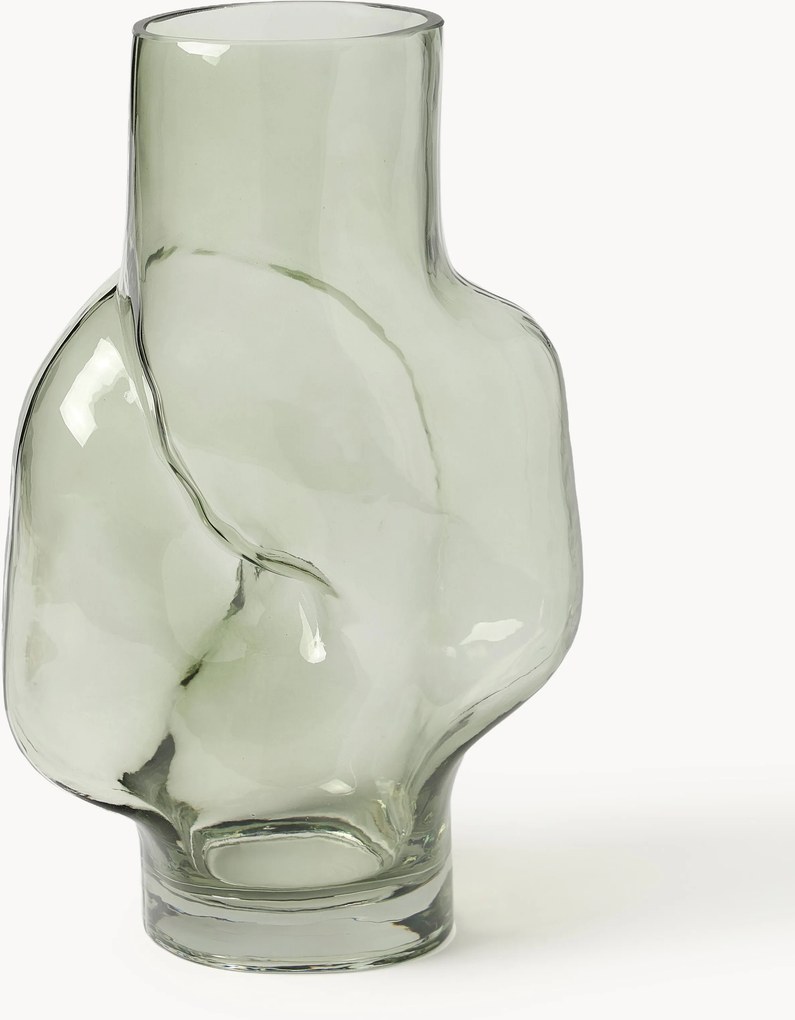 Ručne vyrobená sklenená váza Gleam, V 32 cm