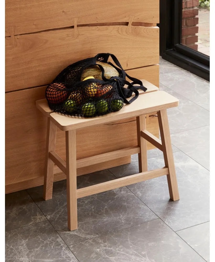 Stolička z dubového dreva Hübsch Ground