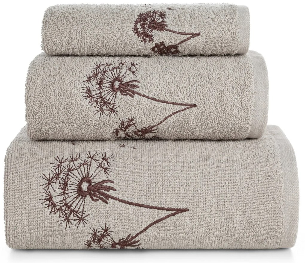 FROTÉ UTERÁK MOLI3 SADA 1KS 30X50 CM, 1KS 50X90 CM, 1KS 70X140 CM BÉŽOVÁ