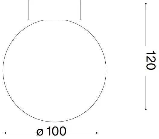Ideal Lux - LED Nástenné svietidlo CARTA 1xG9/3W/230V pr. 10 cm biela