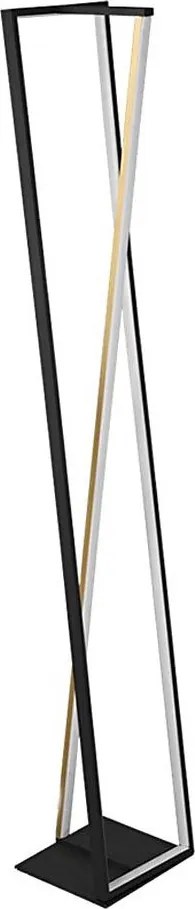 Trio - stmievateľná LED stojacia lampa EDGE LED/26W/230V 2300/3000/4000K čierna