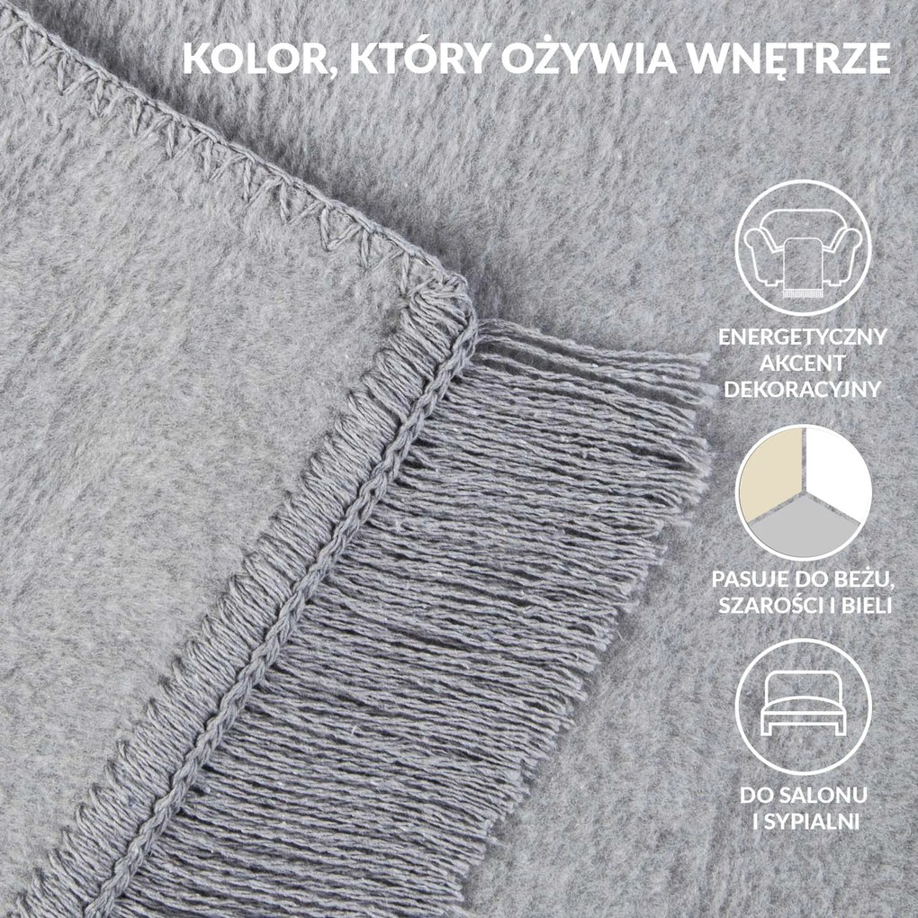 BAVLNENÁ DEKA BAT 150X200 CM SVETLOSIVÁ