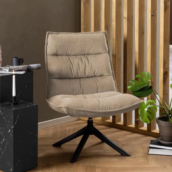 Otočné lounge křeslo Blizzard béžové
