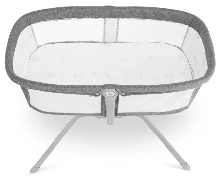 Lionelo - Cestovná postieľka 3v1 MALIN Kameňová sivá