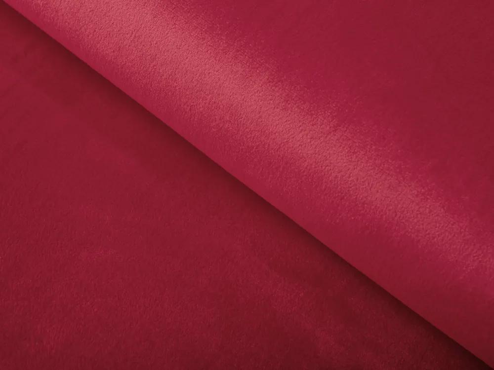 Biante Veľký zamatový obdĺžnikový obrus Velvet Premium SVP-007 Malinovo červený 240x280 cm