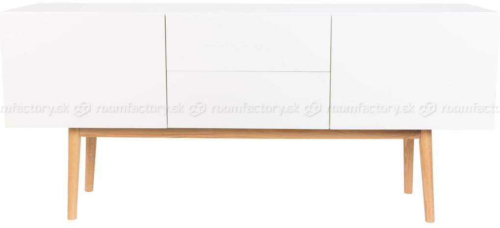 Zuiver High On Wood 2DR 2DO biela komoda