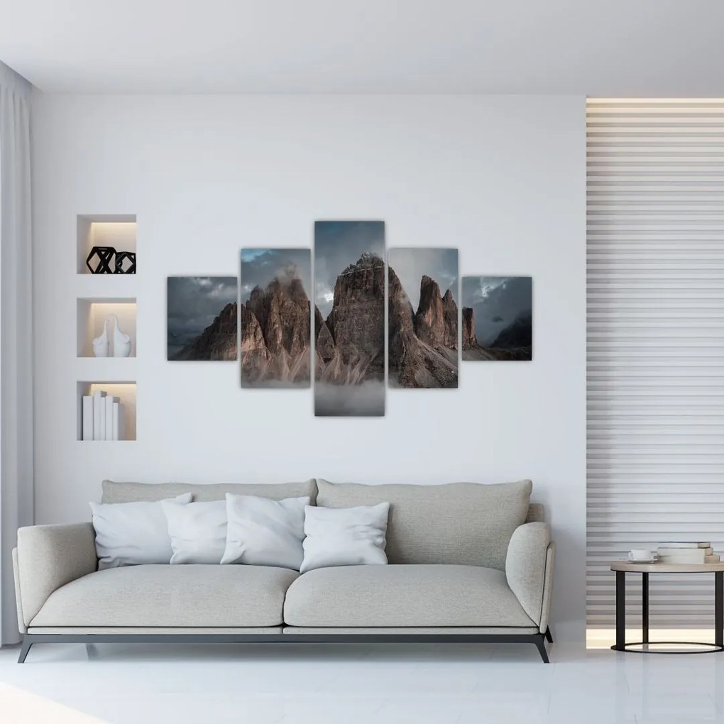 Obraz - Tri Zuby, Talianske Dolomity (125x70 cm), 40 ďalších rozmerov