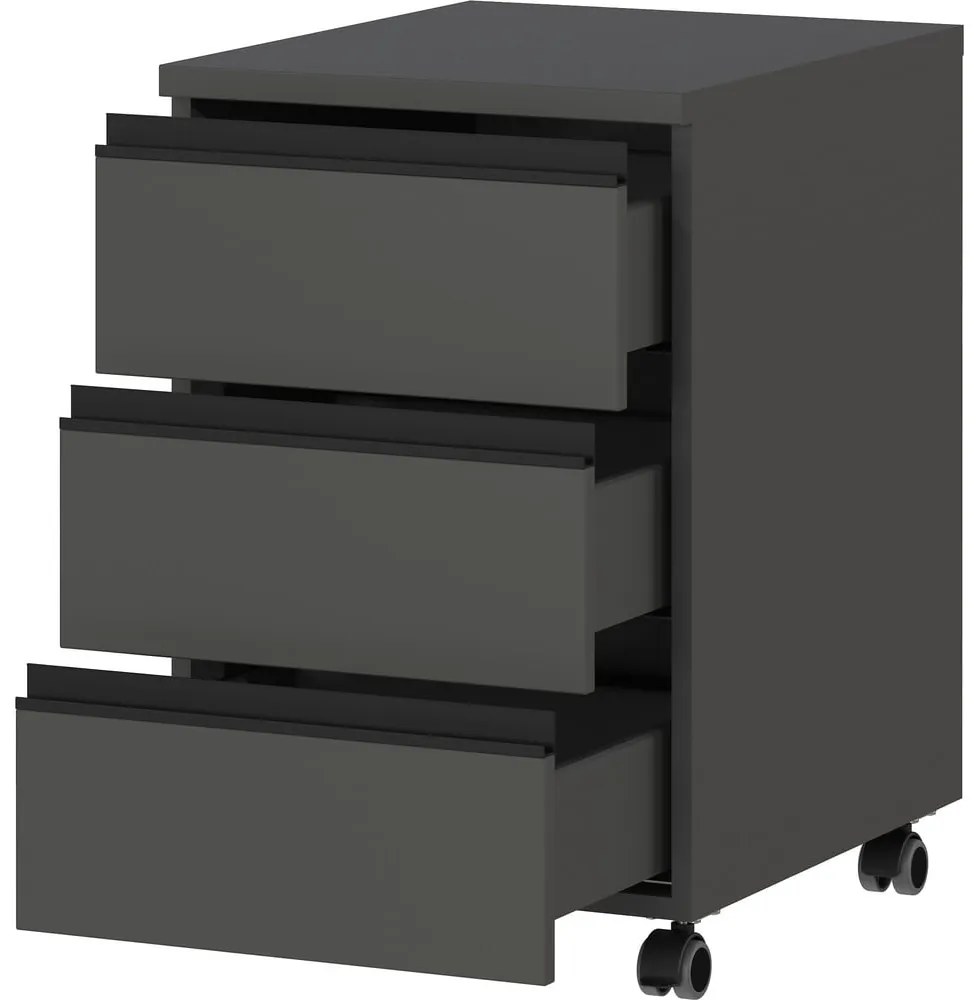 Antracitová skrinka 40x63 cm Bedano – Germania