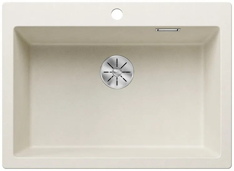 Blanco Pleon 8, silgranitový drez 700x510x220 mm, 1-komorový, jemná biela, BLA-527140
