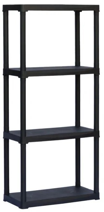 ArtPlast Plastový regál TEMPO 1+1 ZADARMO, 1330x600x300 mm, 4 police