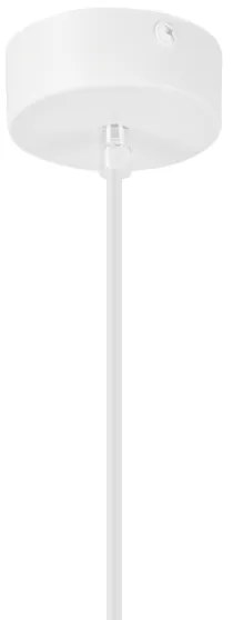 Luster na lanku NICO 1xE27/60W/230V biela