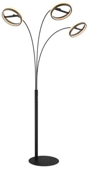 Globo 67179S1 - LED stmievateľná dotyková stojacia lampa DELLA 48W/230V 3000-6000K