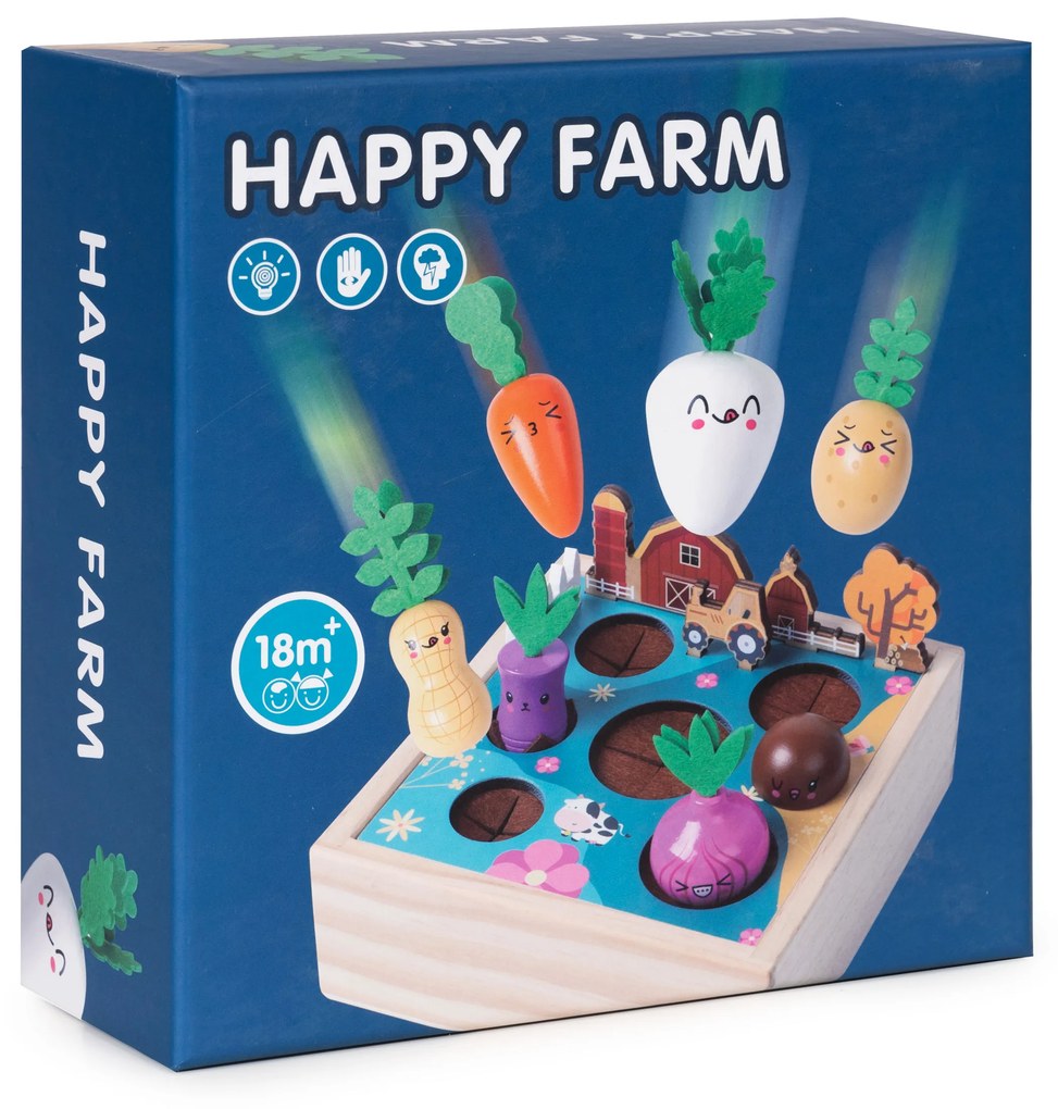 EcoToys Drevená edukačná hra - Farma