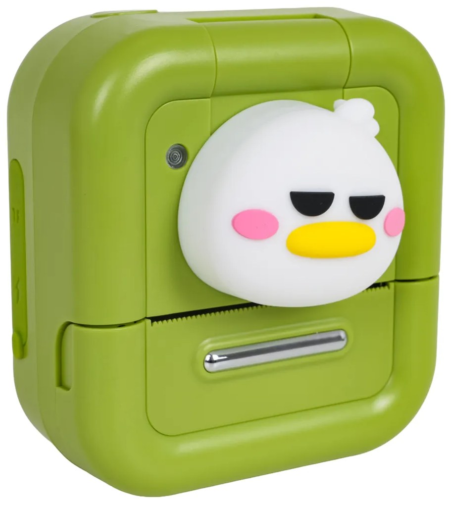 Detský fotoaparát s tlačiarňou – Medveď alebo Kačka + fixky a nálepky Tvar: Kačka