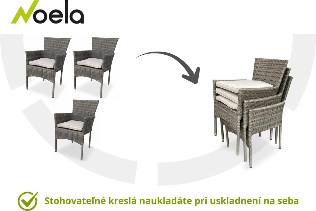 Noela Záhradné ratanové kreslo Bali PREMIUM