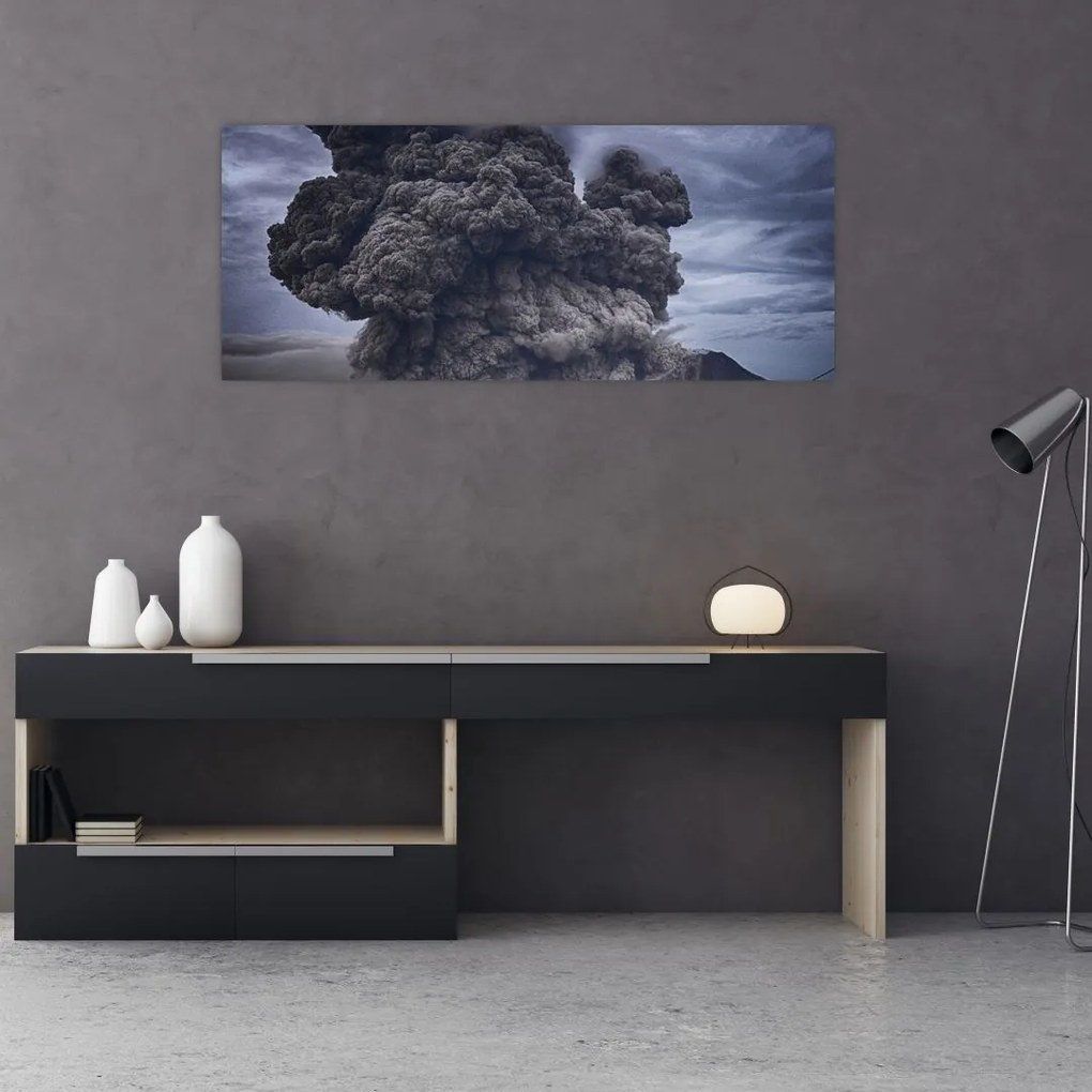 Obraz - Sopečná erupcia (120x50 cm)