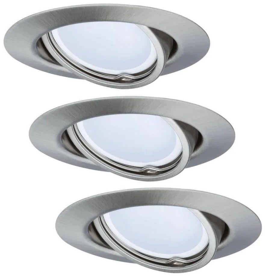Paulmann - TIP 3974 - SADA 3xLED/4,9W Podhľadové svietidlo COIN 230V W1346
