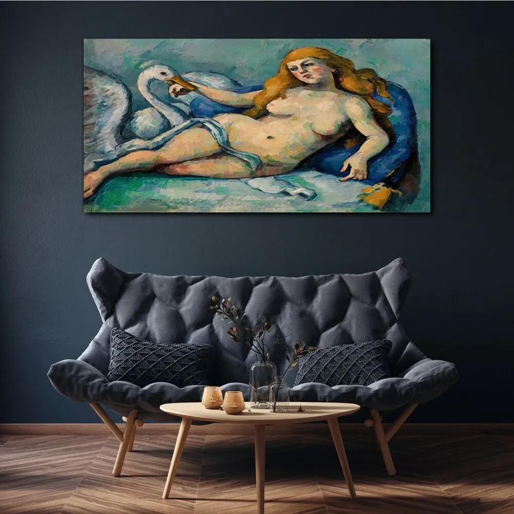Obraz Canvas Leda a Swan Paul Cézanne