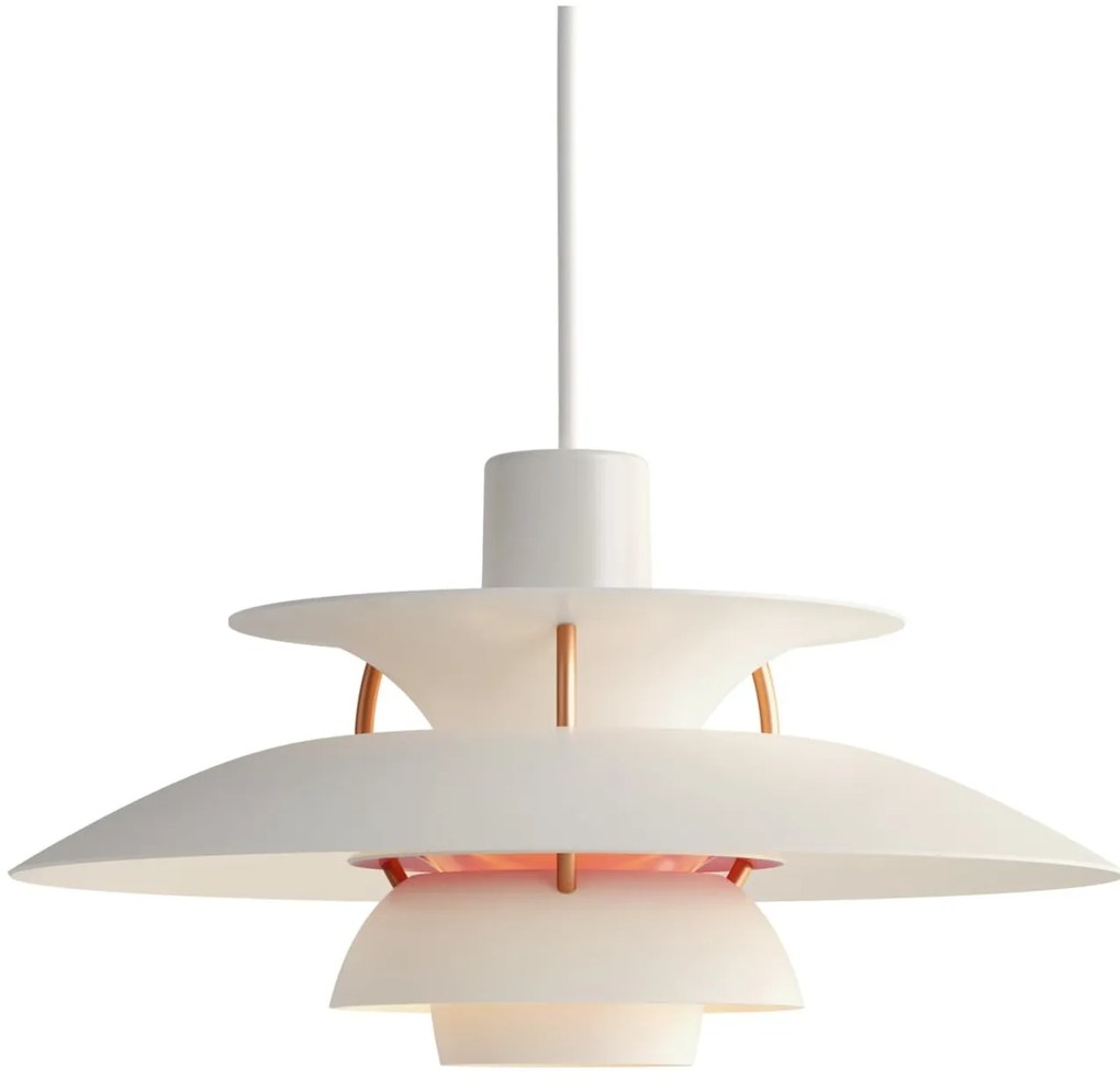 Louis Poulsen Závesná lampa PH 5 Mini Modern White