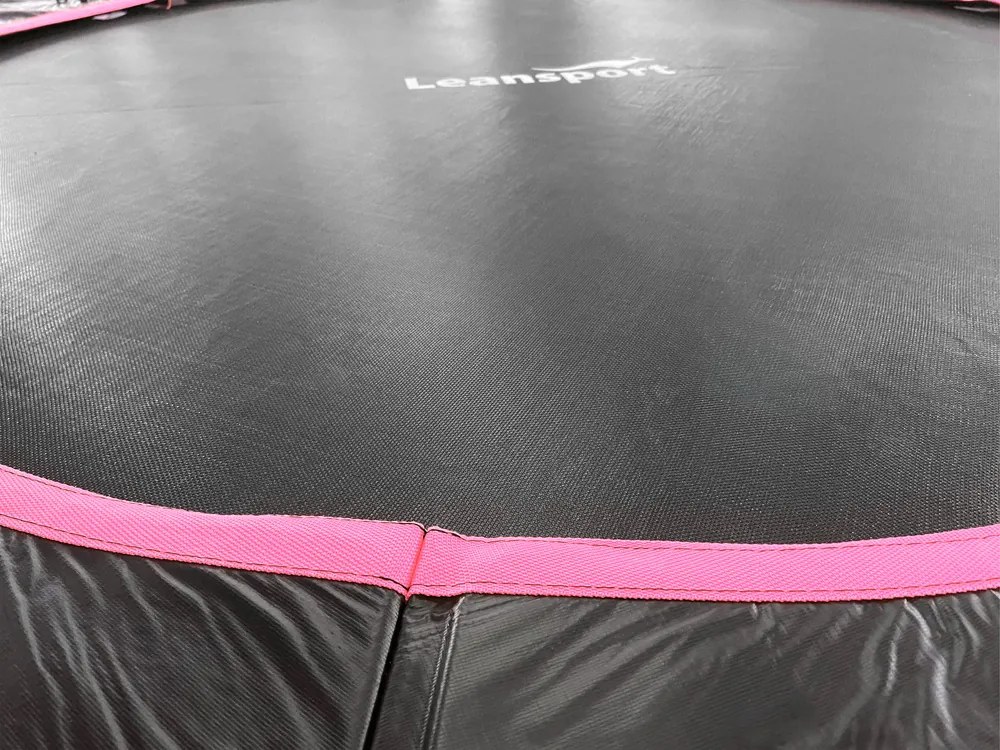 Trampolína LEAN Sport Max 366 cm čierno-ružová