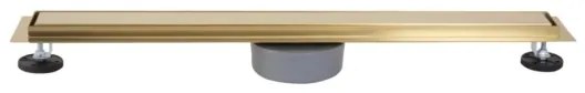 REA-G2704 - Odtokový žľab NEOX PRO 90 cm nerezová oceľ/brúsené zlato
