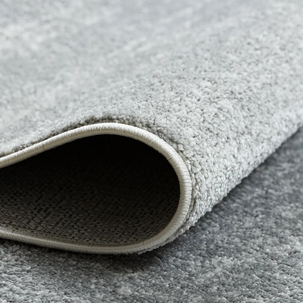 Dywany Łuszczów, Kusový koberec Fusion 5868 white/yellow, 140x190, šedá, kancelária