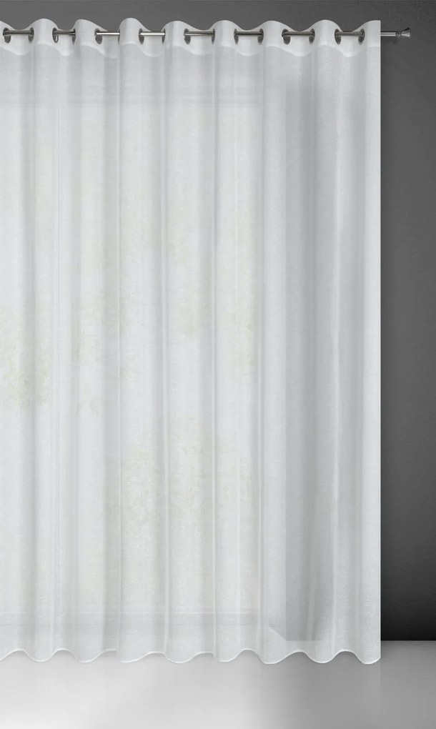 ZÁCLONA NA KRÚŽKOCH LEXY 300X250 CM BIELA