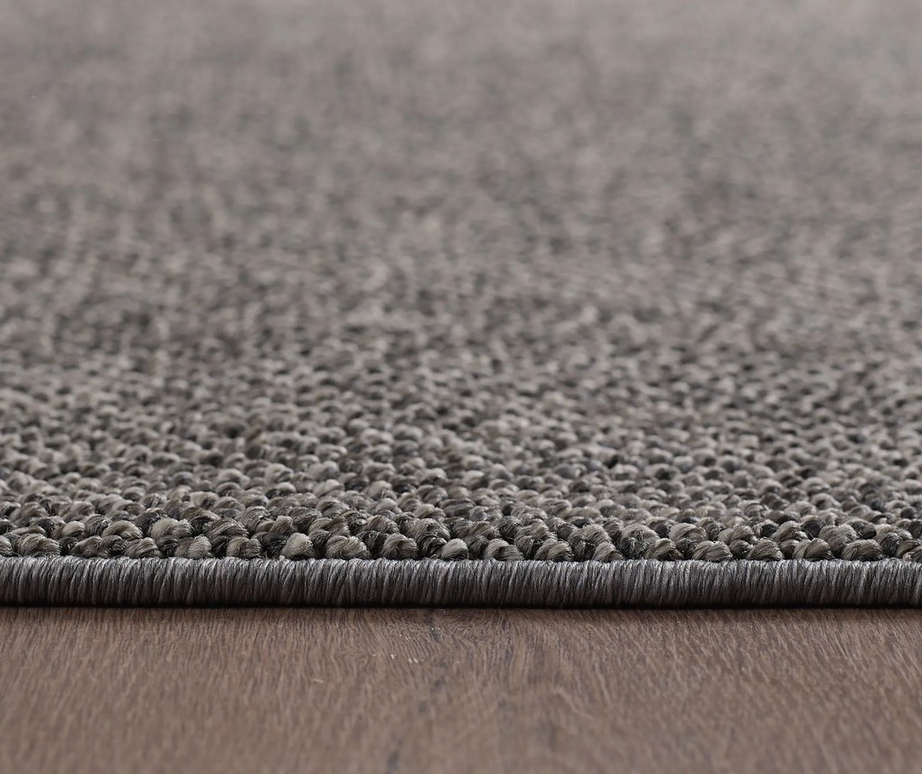 Ayyildiz, Koberec behúň Loom 4300 Grey, 80x250, šedá, obývacia izba