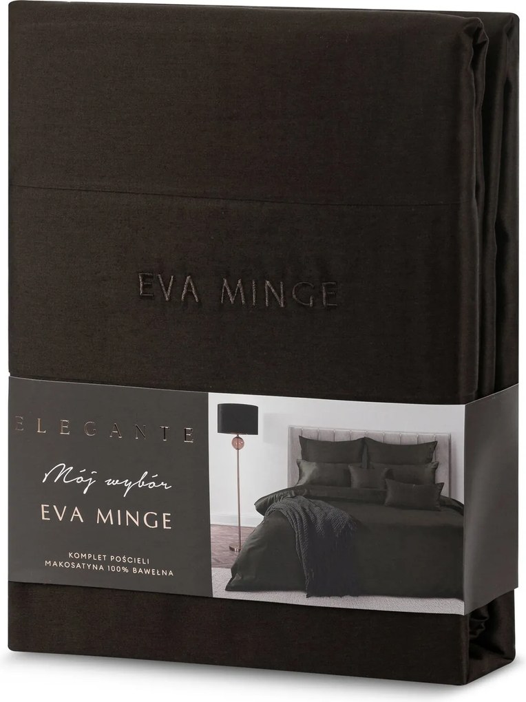MAKOSATÉNOVÉ OBLIEČKY EVA MINGE ELEGANT1G 200X220 CM, 2 KS 70X80 CM HNEDÉ