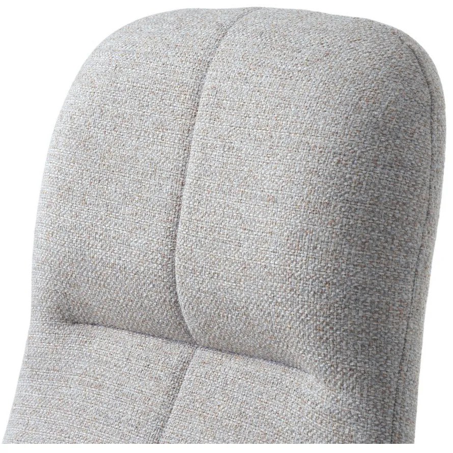 Svetlosivé otočné relaxačné kreslo Manning – Unique Furniture