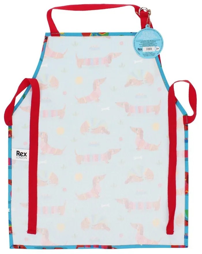 Bavlnená detská zástera Sunny Sausage Dog – Rex London
