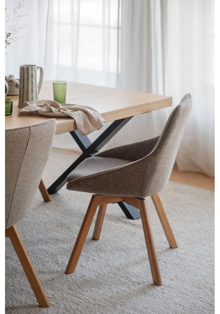 Béžové jedálenské stoličky v súprave 2 ks Alison – Rowico