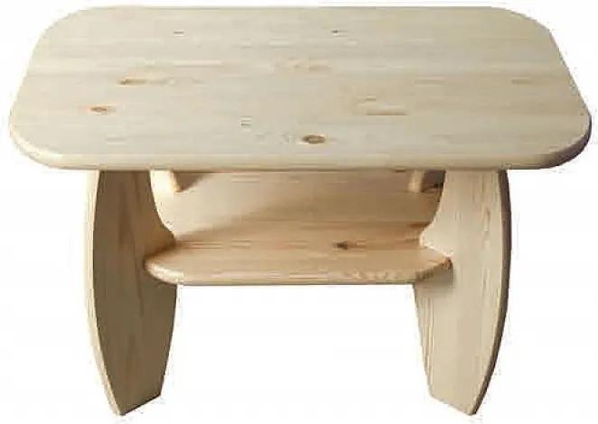 AMI nábytok Konferenční stolek ořech č5 65x65 cm