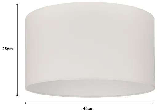 Duolla - Tienidlo univerzálne ROLLER E27 pr. 45 cm krémová