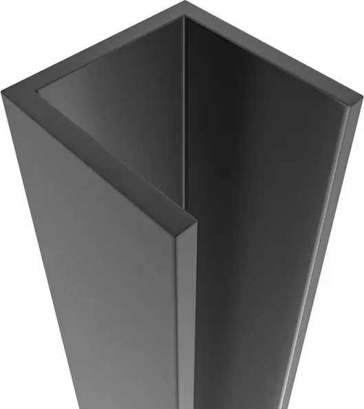 Cerano Antelo, stenový profil pre inštaláciu do niky pre dvere a zásteny Antelo 190cm, čierna, CER-CER-432466
