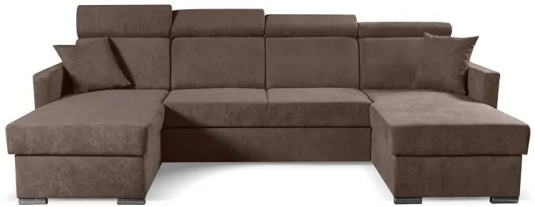 Sedacia súprava Morrison mini U, hnedá (soro 28)