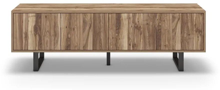 TV stolík v dekore orecha v prírodnej farbe 160x51 cm Laila – Marckeric