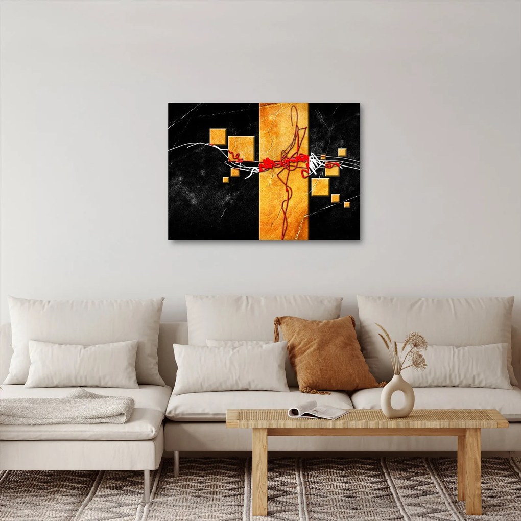 Abstraktný obraz - Tanečnice (70x50 cm)