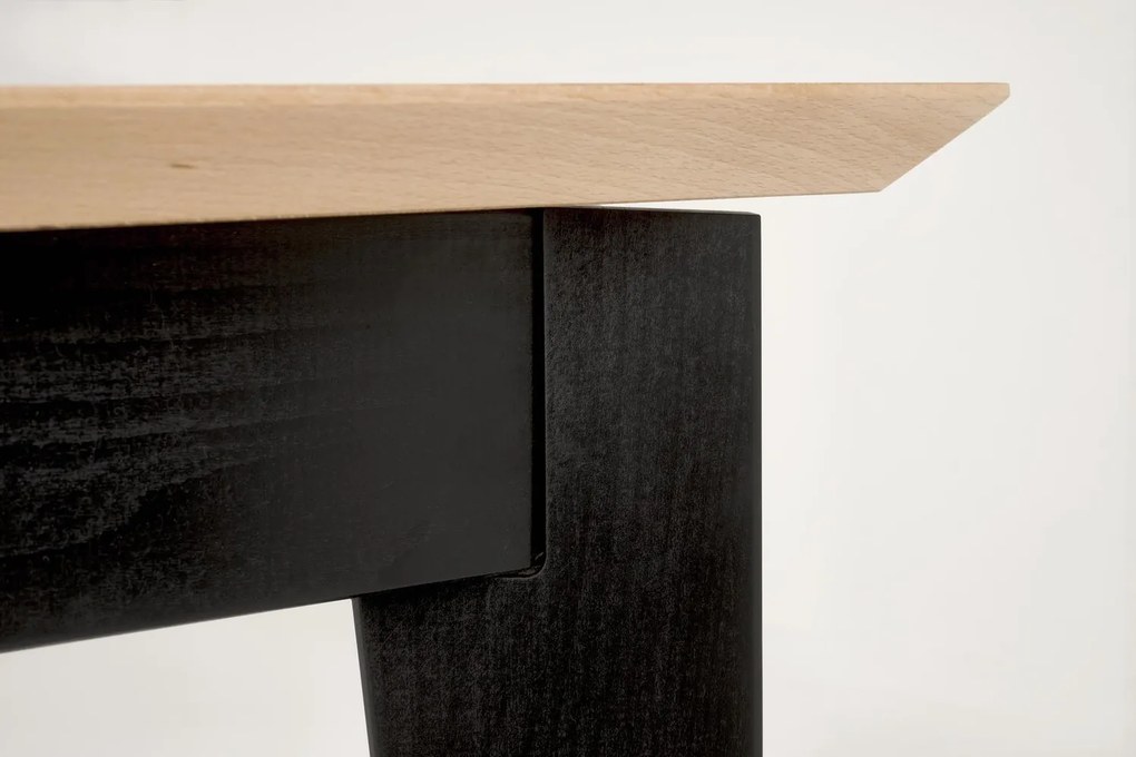 Rozkladací jedálenský stôl Edmondo II 160/240 cm dub prírodný/buk
