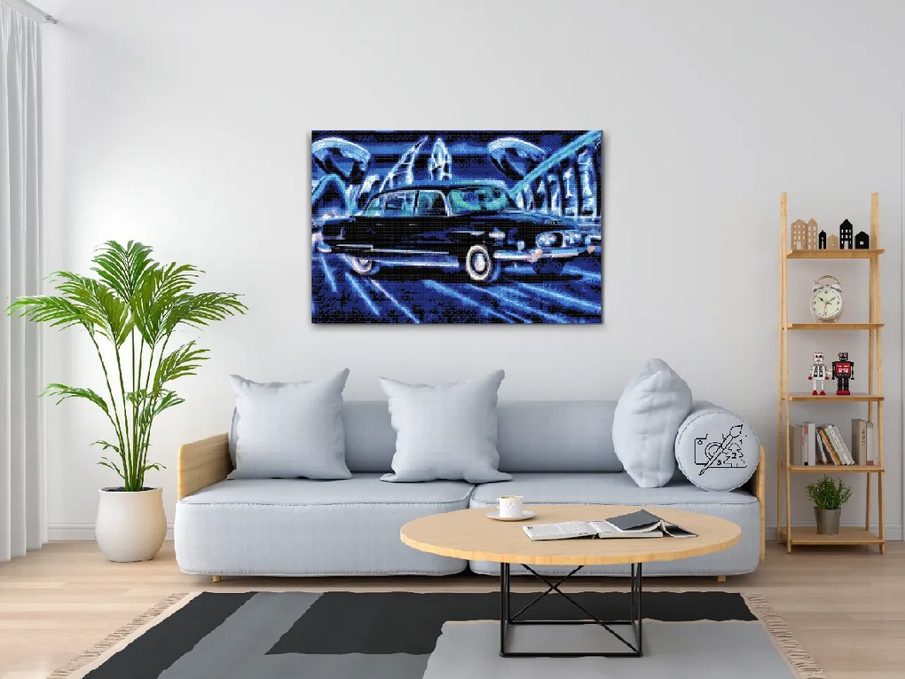 Gario Diamantové maľovanie Tatra 603 Rozmery: 120 x 80 cm, Rámovanie: S vnútorným rámom, Diamanty: Štvorcové