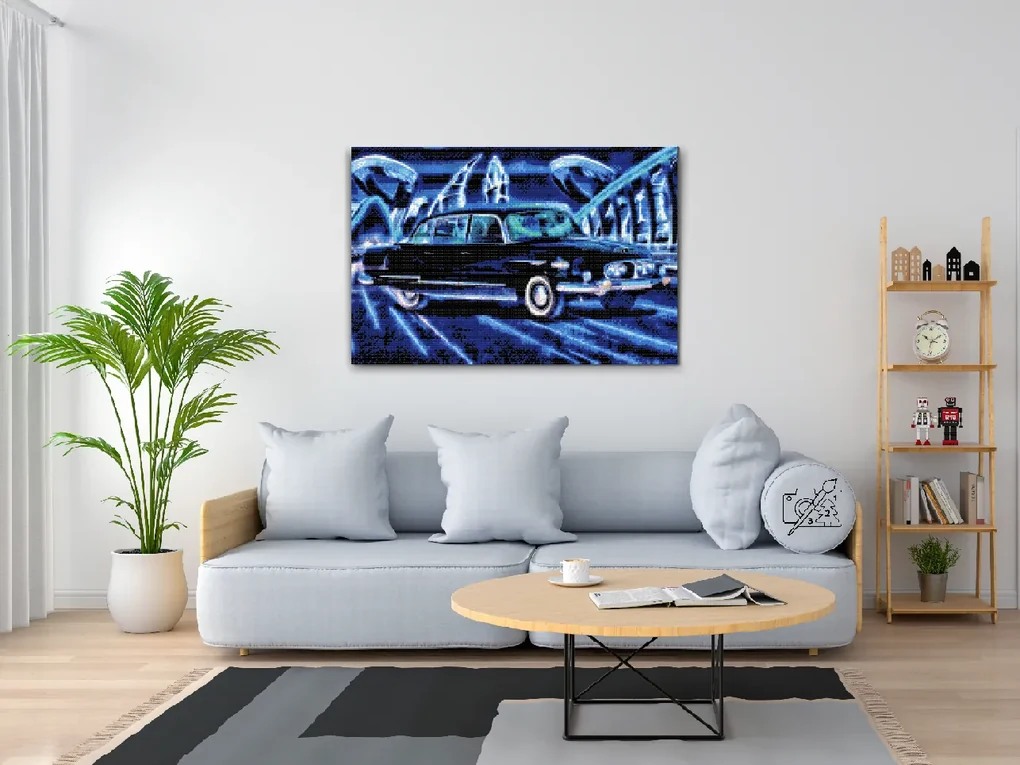 Gario Diamantové maľovanie Tatra 603 Rozmery: 80 x 60 cm, Rámovanie: S vnútorným rámom, Diamanty: Štvorcové