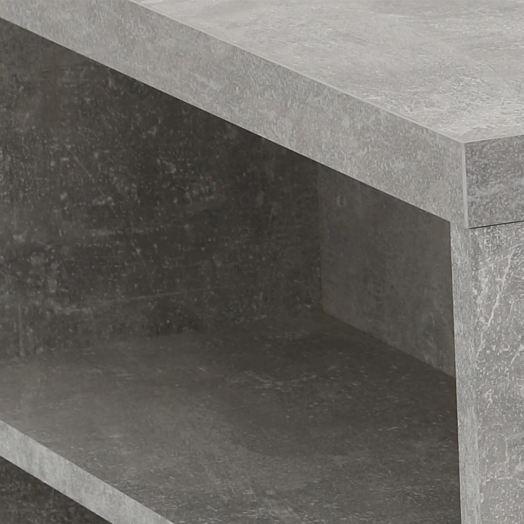 Sconto Konferenčný stolík BORIS betón/biela